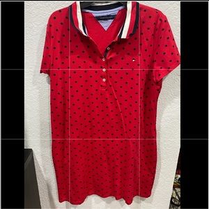 Polka Dotted Tommy Hilfiger Red Dress
